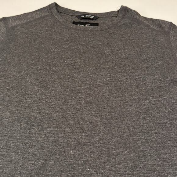 Wings And Horns Gray Large Short Sleeve Shirt Made In Canada! Immaculate G - Picture 3 of 7